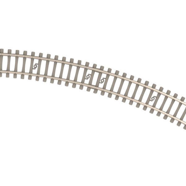 Minitrix Curved Track with Concrete Ties Radius 261.8 mm / 10-5/16"