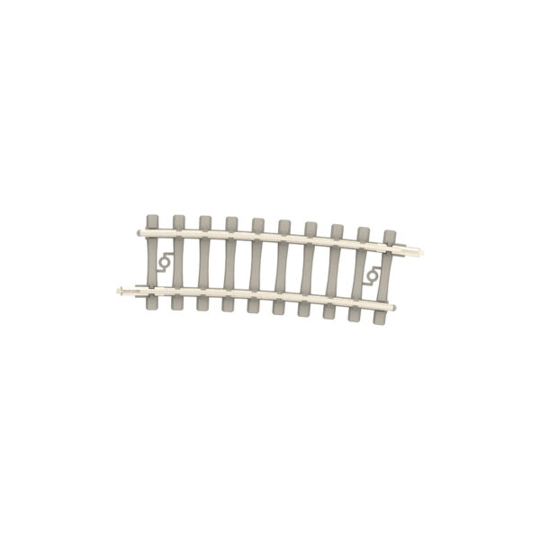 Minitrix Curved Track with Concrete Ties Radius 329.0 mm / 12-15/16"