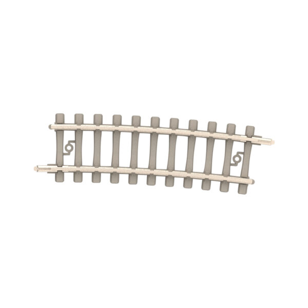 Minitrix Curved Track with Concrete Ties Radius 362.6 mm / 14-1/8"