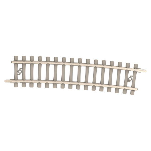Minitrix Curved Track with Concrete Ties Radius 492.6 mm / 19-3/8"