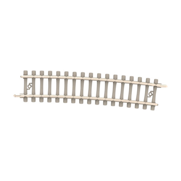 Minitrix Curved Track with Concrete Ties Radius 526.2 mm / 20-3/4"