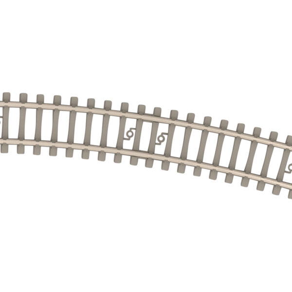 Minitrix Curved Track with Concrete Ties Radius 329.0 mm / 12-15/16"
