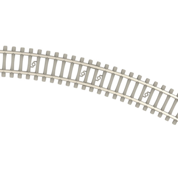 Minitrix Curved Track with Concrete Ties Radius 228.2 mm / 9"