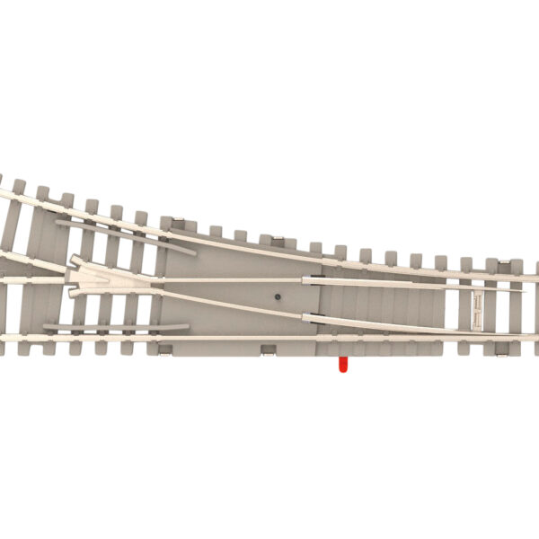 Minitrix Right Turnout with Concrete Ties Radius 112.6 mm / 4-7/16"