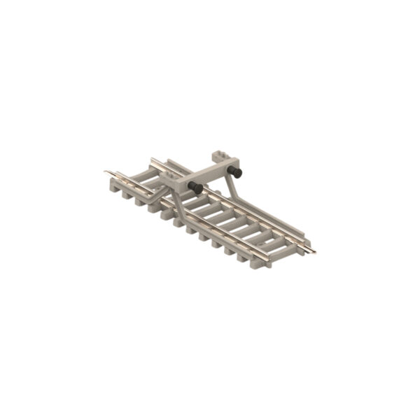 Minitrix Track Bumper with Concrete Ties Length 50.0 mm / 1-15/16"