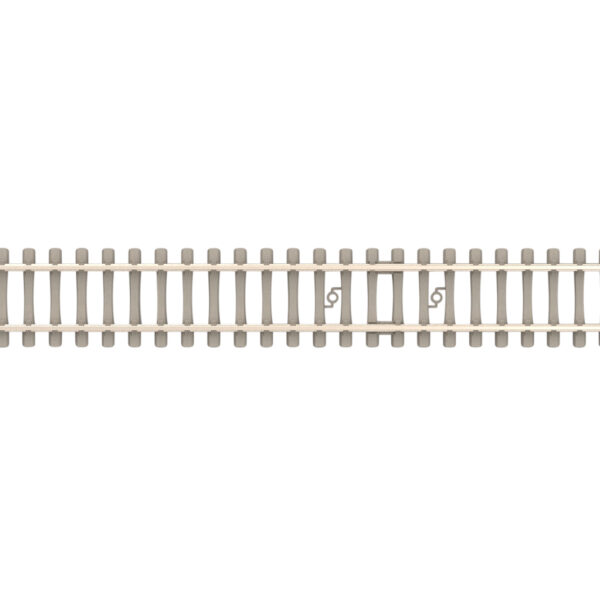 Minitrix Straight Track with Concrete Ties Length 126.3 mm / 4-15/16"