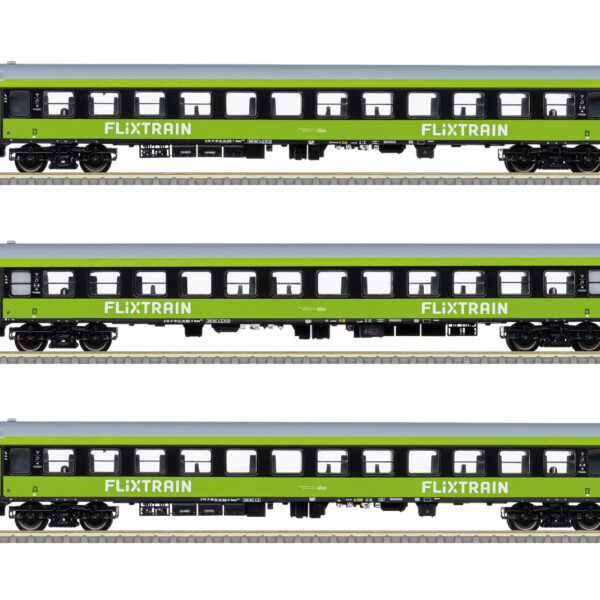 FlixTrain Express Train Passenger Car Set