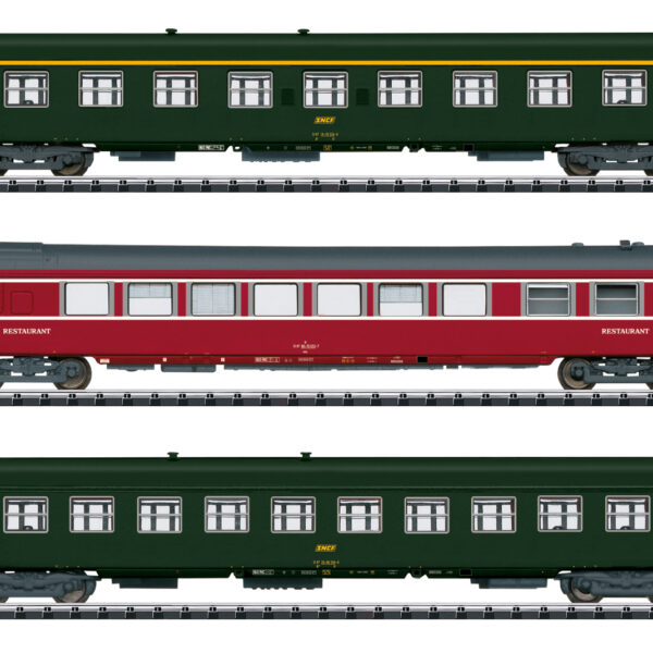 Nizza - Paris Express Train Passenger Car Set