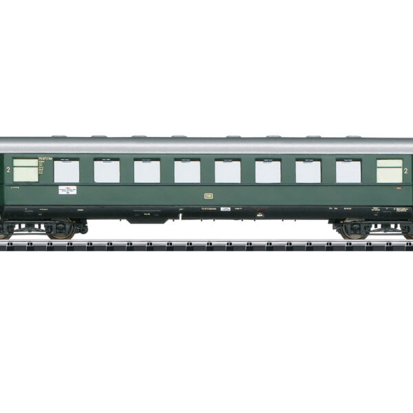 Limited Stop Fast Passenger Train in the Danube Valley Passenger Car