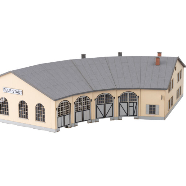 Building Kit for "Selb" Locomotive Roundhouse and "Selb City" Signal Tower
