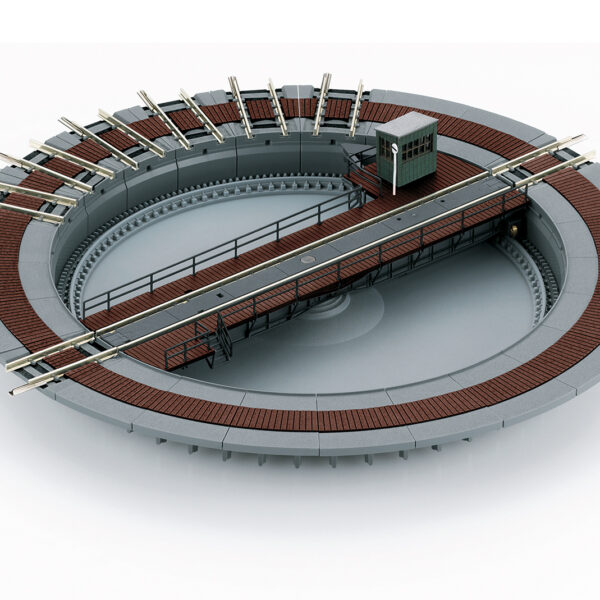 Turntable with 8 Spoke Tracks